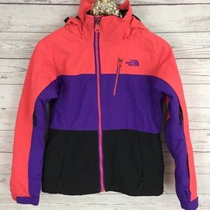 north face colorblock jacket